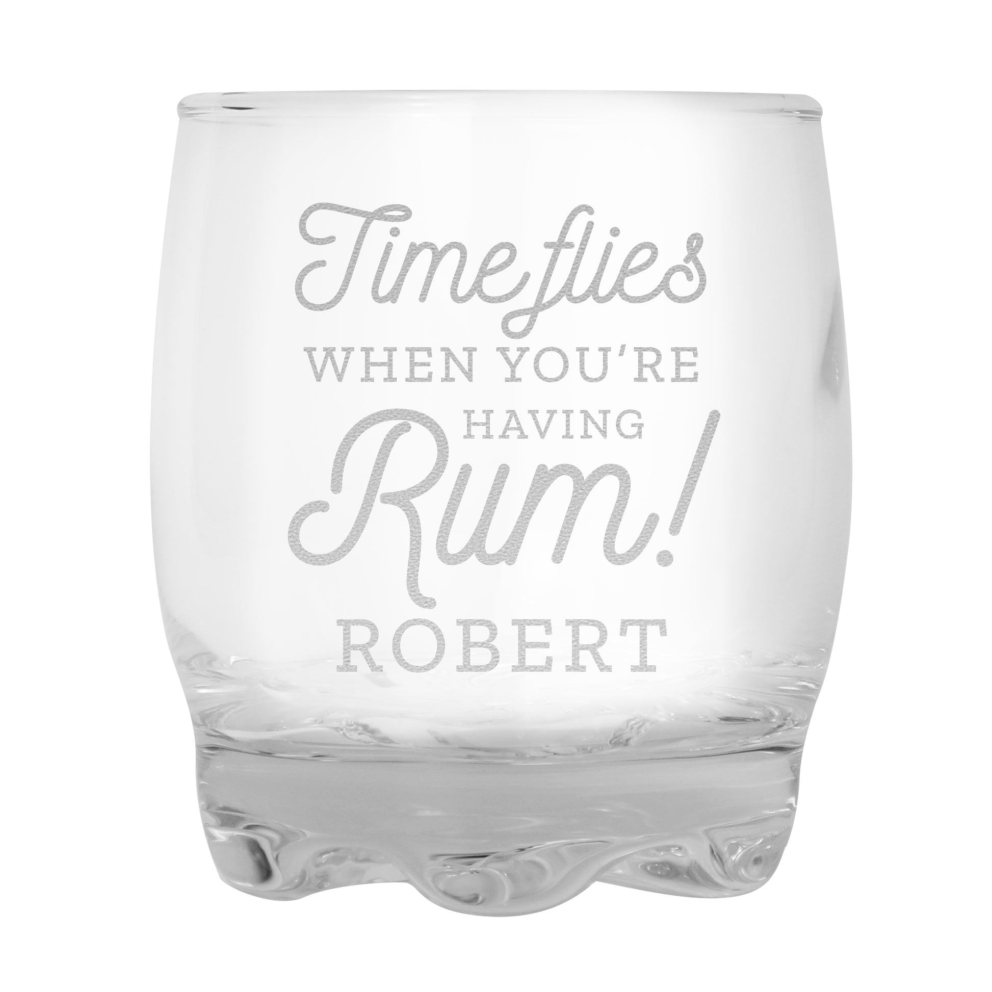 Personalised Time Flies When You're Having Rum Tumbler - Inspired Creative Gifts