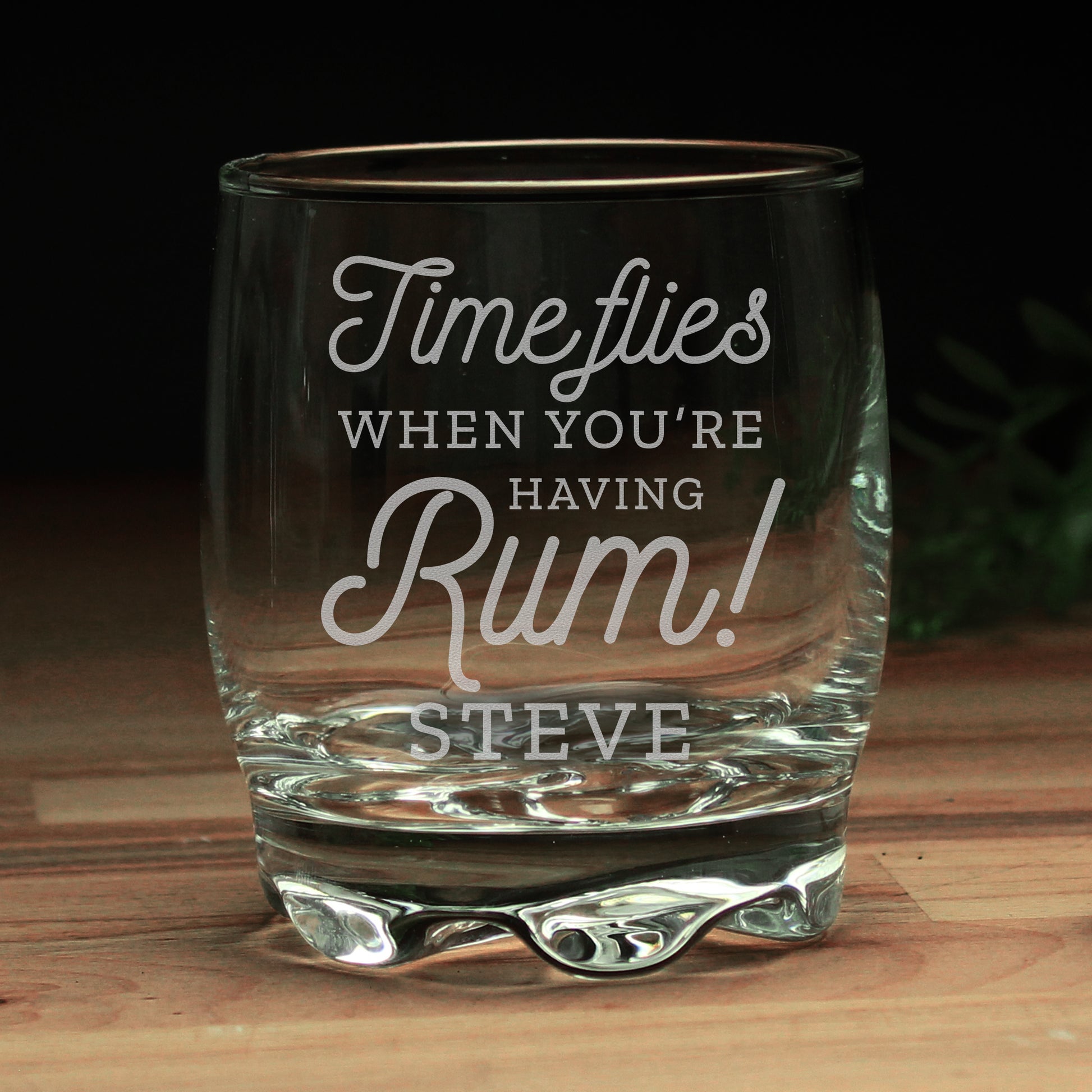 Personalised Time Flies When You're Having Rum Tumbler - Inspired Creative Gifts