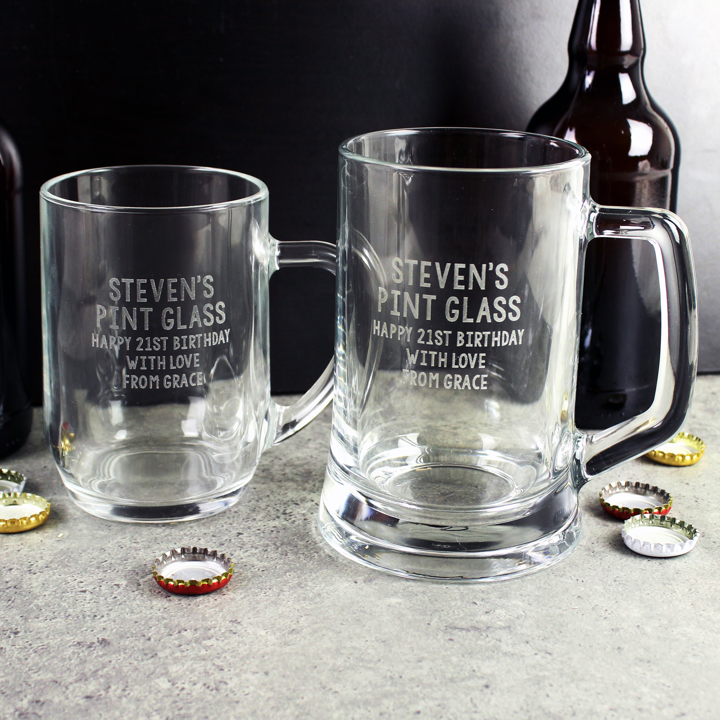 Personalised Free Text Pint Stern Tankard - Inspired Creative Gifts