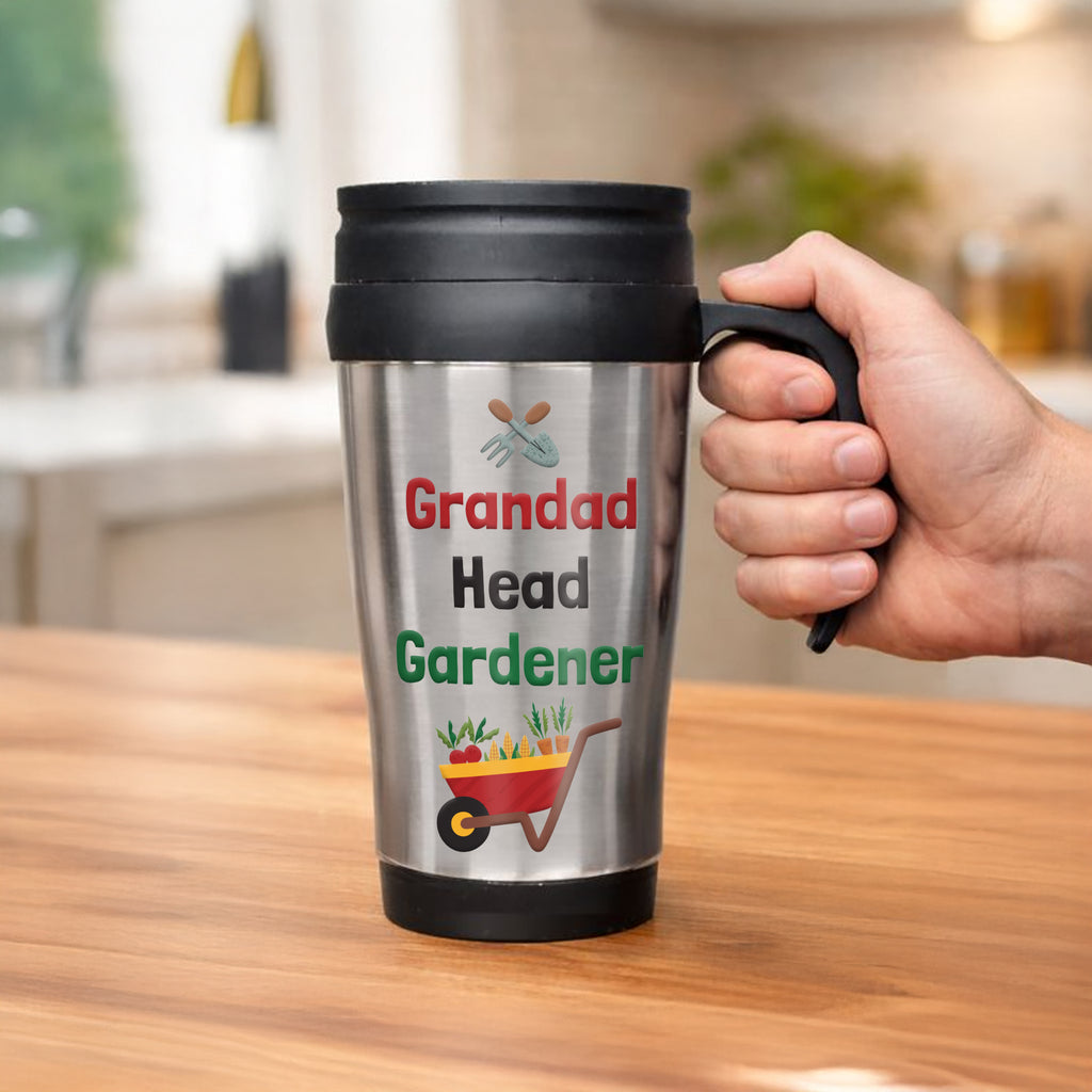 Personalised Head Gardener Travel Mug | Gift for Him