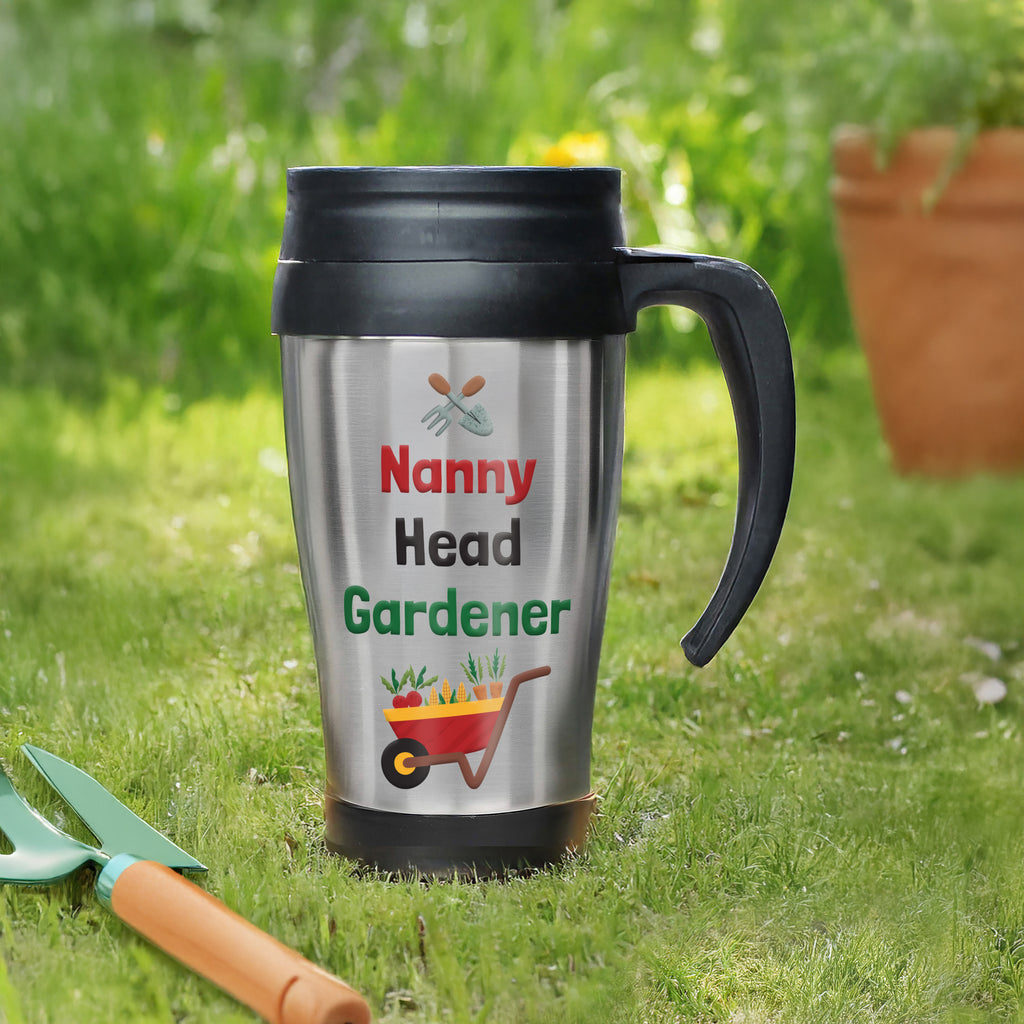 Personalised Head Gardener Travel Mug | Gift for Him