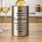 Personalised Free Text Wine Cooler | Glasses & Barware | Inspired Creative Gifts
