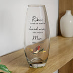 Personalised Robins Appear Bullet Vase | Vases | Inspired Creative Gifts