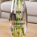 Personalised Couples Bullet Vase for Wedding