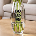 Personalised Special Date Bullet Vase | Vases | Inspired Creative Gifts