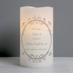 Personalised Ornate Frame LED Candle | Mother's Day Gift