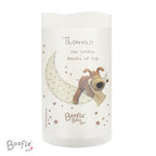 Personalised Boofle Baby Nightlight LED Candle | Christmas Gift