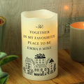 Personalised HOME LED Candle | New Home Gift