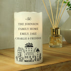 Personalised HOME LED Candle | New Home Gift