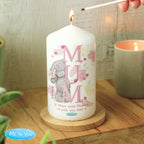 Personalised Me to You MUM Pillar Candle | Gift for Her