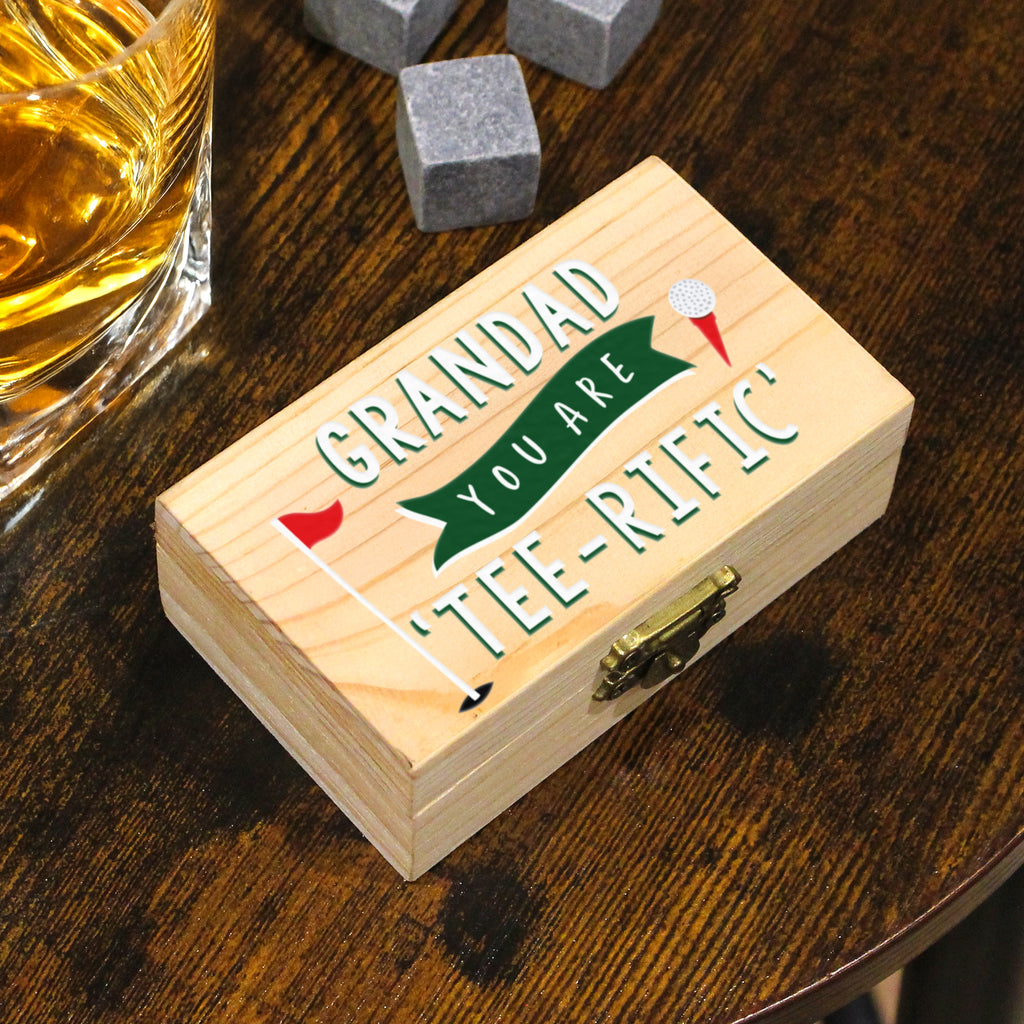 Personalised Golf Whisky Stones | Whiskey Stones | Father's Day Gift