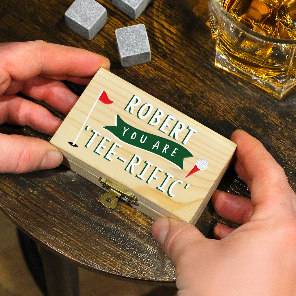 Personalised Golf Whisky Stones | Whiskey Stones | Father's Day Gift