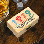 Personalised Big Age Whisky Stones for Birthday