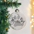 Personalised Pet Glass Bauble |  | Inspired Creative Gifts