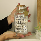 Personalised I Love You More... LED Glass Jar | LED Lights, Candles & Decorations | Inspired Creative Gifts