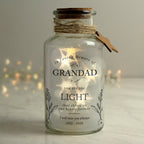 Personalised In Loving Memory LED Glass Jar for Memorial