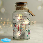 Personalised Me to You Cosy Winter Led Jar | Christmas Gift
