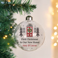 Personalised Home For Christmas Glass Bauble |  | Inspired Creative Gifts