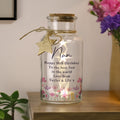 Personalised Floral LED Light Up Jar | LED Lights, Candles & Decorations