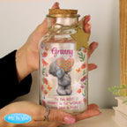 Personalised Me to You Flowery LED Light Up Jar | LED Lights, Candles & Decorations | Inspired Creative Gifts