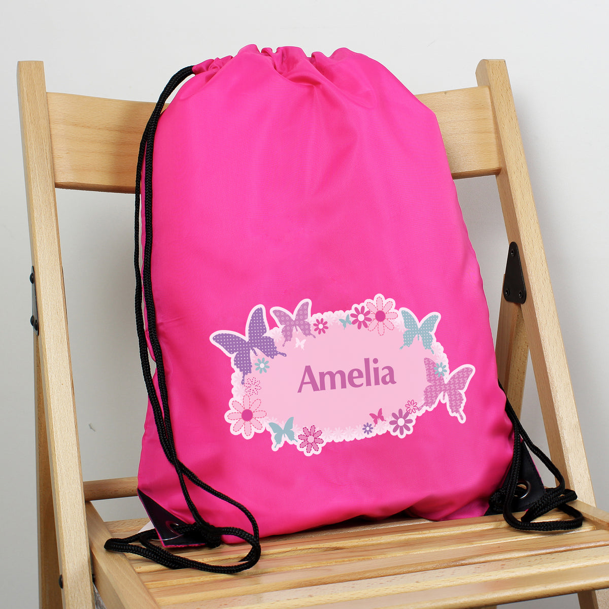 Personalised Butterfly Swim & Kit Bag | Textiles