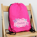 Personalised Butterfly Swim & Kit Bag | Textiles