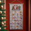 Personalised Santa Advent Calendar In Silver Grey |  | Inspired Creative Gifts