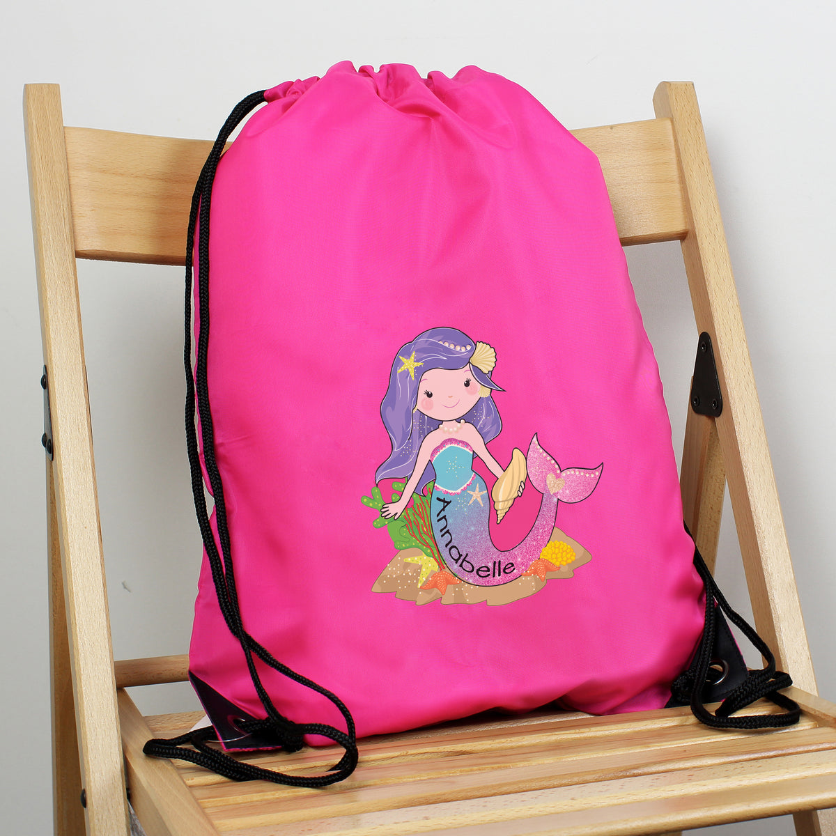 Personalised Mermaid Pink Kit Bag | Textiles | Inspired Creative Gifts
