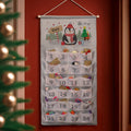 Personalised Christmas Penguin Advent Calendar In Silver Grey |  | Inspired Creative Gifts