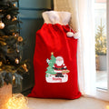Personalised Santa Luxury Pom Pom Red Sack |  | Inspired Creative Gifts