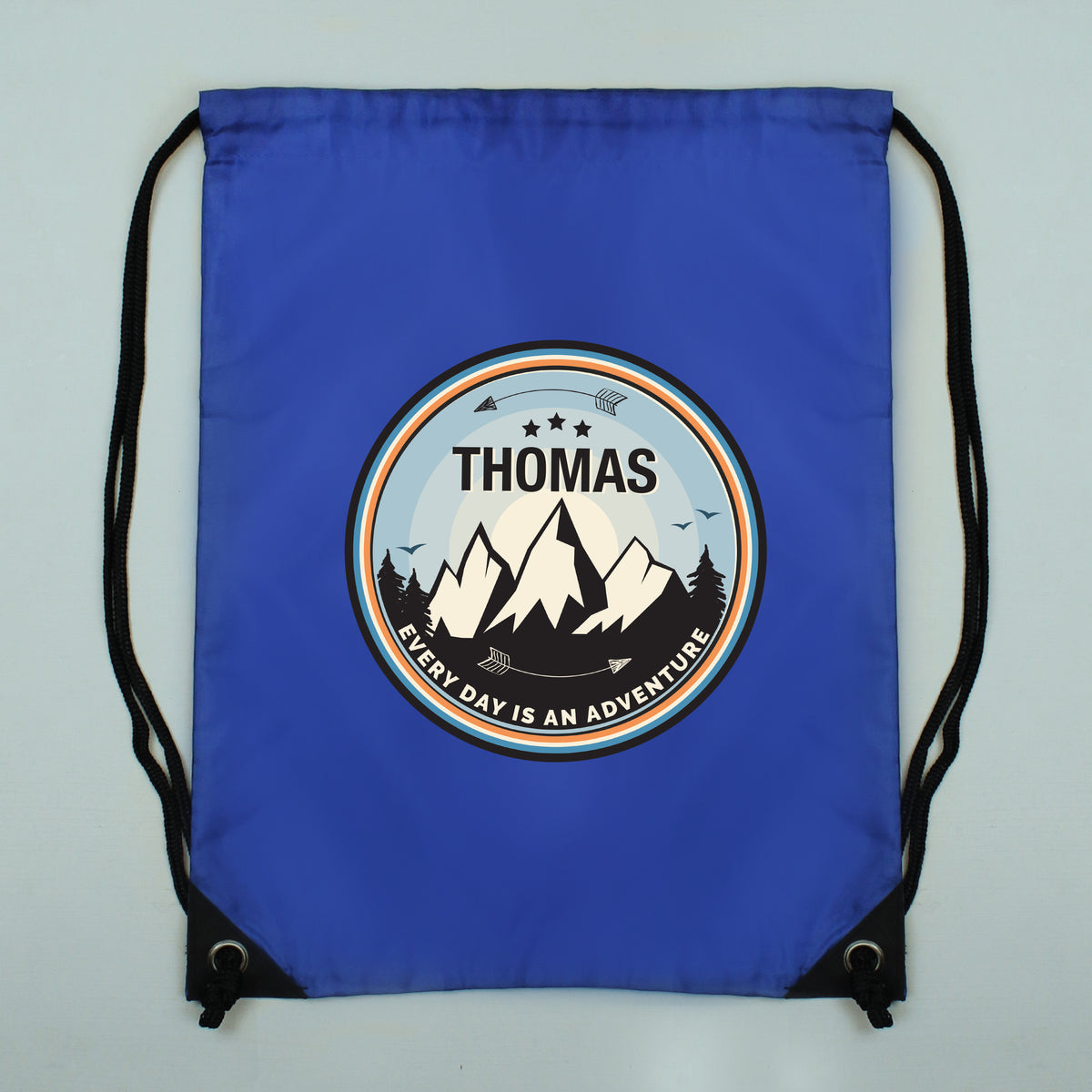 Personalised Adventure Blue Kit Bag | Textiles