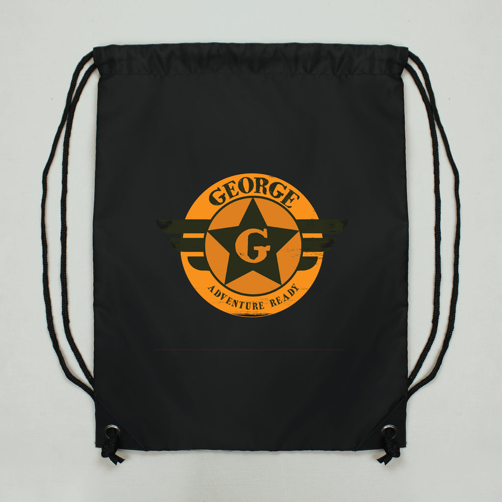 Personalised Badge Black Kit Bag | Textiles | Inspired Creative Gifts