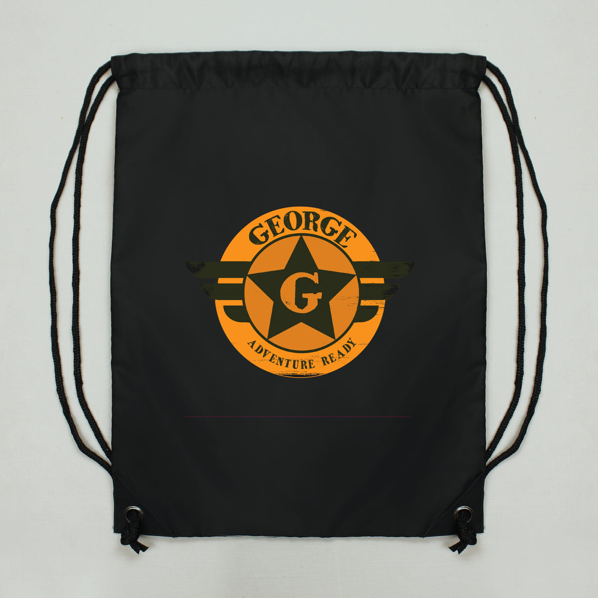 Personalised Badge Black Kit Bag | Textiles | Inspired Creative Gifts