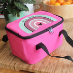 Personalised Rainbow Pink Lunch Bag | Textiles | Inspired Creative Gifts