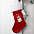 Personalised Gonk Family Red Christmas Stocking- Girl |  | Inspired Creative Gifts