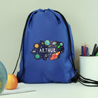 Personalised Space Blue Kit Bag | Textiles | Inspired Creative Gifts
