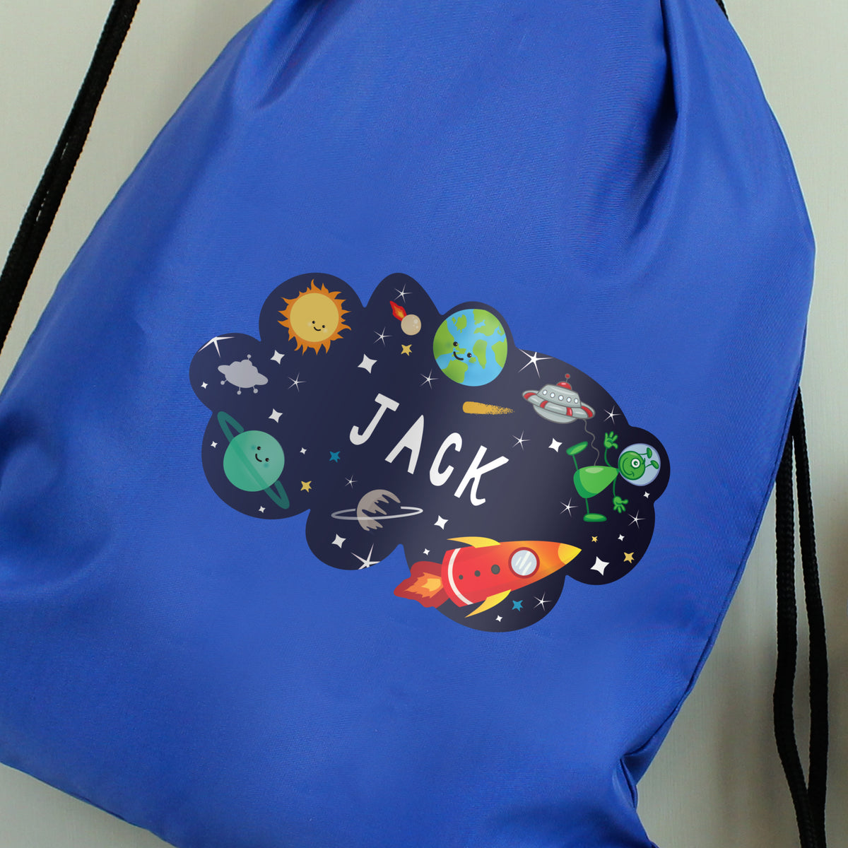 Personalised Space Blue Kit Bag | Textiles | Inspired Creative Gifts
