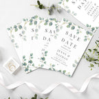 Personalised Botanical Wedding Save the Dates Pack of 36 | Stationery & Pens | Wedding Gift