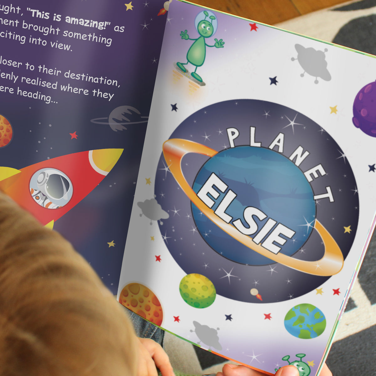 Personalised Space Story Book | Gift for Kids