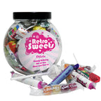 Personalised Retro Pink Sweet Jar | Confectionery