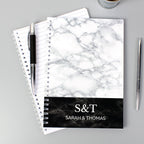 Personalised Marble Effect A5 Notebook for Mother's Day