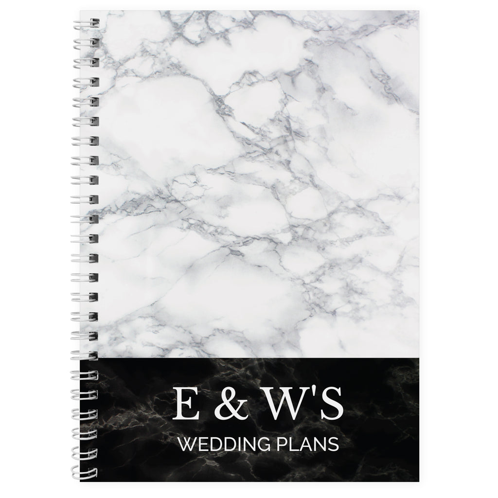 Personalised Marble Effect A5 Notebook for Mother's Day