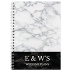 Personalised Marble Effect A5 Notebook for Mother's Day