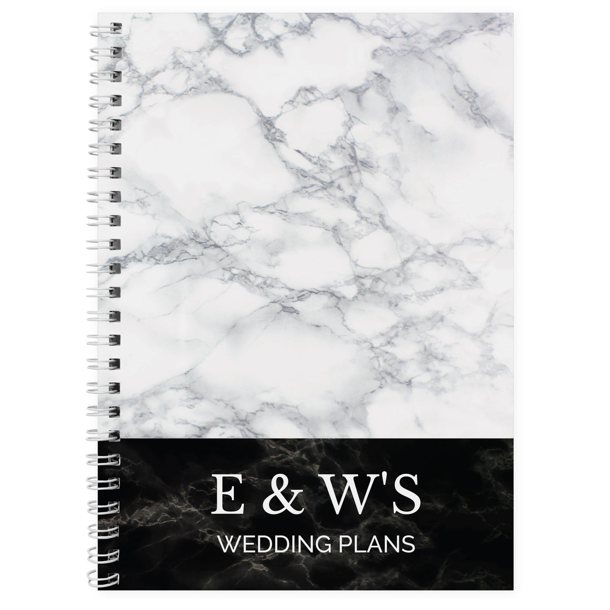 Personalised Marble Effect A5 Notebook for Mother's Day