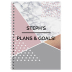 Personalised Geometric A5 Notebook | Stationery & Pens