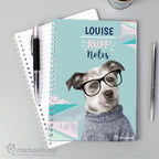 Personalised Rachael Hale 'Ruff Notes' Dog A5 Notebook | Stationery & Pens | Mother's Day Gift