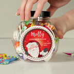 Personalised Santa Christmas Sweet Jar | Confectionery | Christmas Gift