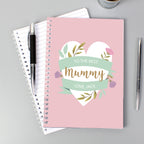 Personalised Floral Heart A5 Notebook | Stationery & Pens