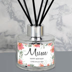Personalised Floral Sentimental Reed Diffuser | Candles & Reed Diffusers
