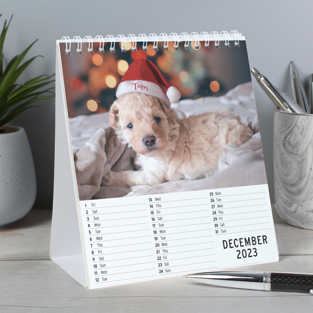 Personalised Cute Animals Desk Calendar | Gift for Her